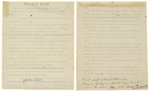 네이스미스가 타이핑한 농구 규칙 초고