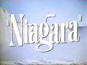 1953년 영화 《나이아가라》 예고편의 오프닝 타이틀