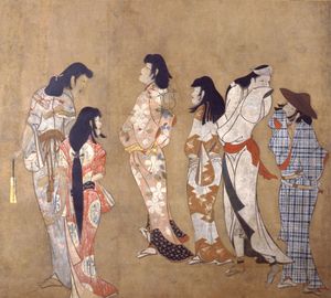 탕녀도, MOA 미술관 소장. 중요문화재.