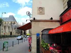 달리가 그린 태양시계, 파리 27 Rue Saint-Jacques, Paris