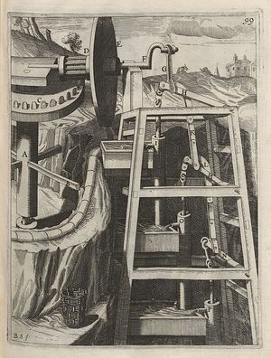 게오르크 안드레아스 뵈클러의 1661년 양수기