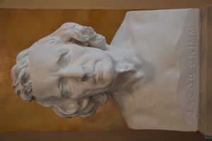 그림 형제의 야곱 그림(1856-58년) 흉상