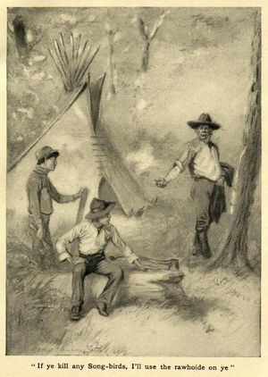 「두 명의 작은 야만인들」(1903년, 더블데이 출판사)에 수록된 그림