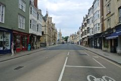 옥스퍼드 시내의 거리 풍경