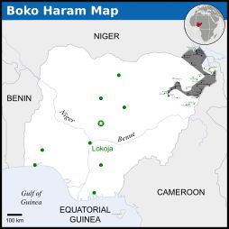 보코하람의 세력권 (2014년)