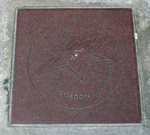캐나다 명예의 거리(Canada's Walk of Fame)의 라이트풋의 별