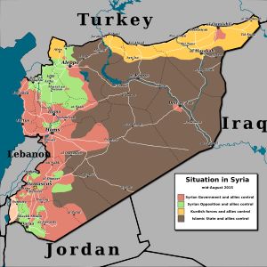 2015년 8월 시리아의 군사 상황