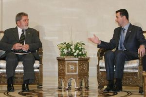 2003년 루라와 시리아 대통령 바샤르 알 아사드