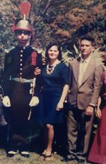 1974년 군사 학교에서의 자이르 보우소나루와 그의 부모