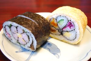 후토마키(Futomaki), 큰 초밥 말이, 가토리시, 지바현