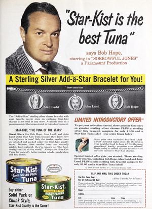 1949년 제품 광고 (밥 호프 출연)