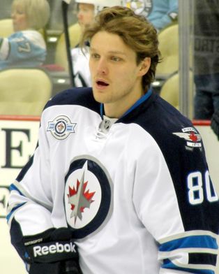 2012년 위니펙 제츠 소속의 안트로포프 (2012년 2월 11일)