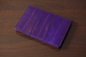 장어가죽 카드 케이스