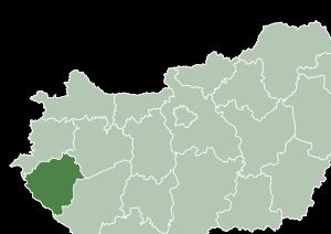 헝가리 절러 주의 지도