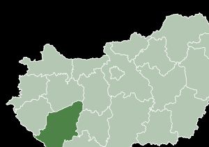 헝가리 쇼모지 주의 지도