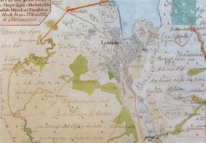 닐스 베스터마르크(Nils Westermark)가 1750~1752년에 제작한 라흐티 지도