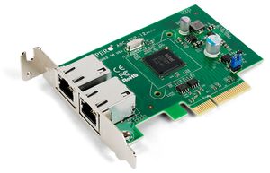 슈퍼마이크로(Supermicro) AOC-SGP-I2 듀얼포트 기가비트 이더넷 NIC, PCI 익스프레스(PCI Express) ×4 카드