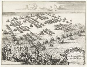 1688년 잉글랜드 침공 당시 빌럼 3세가 이끈 네덜란드 함대. 450척이 넘는 규모였다.