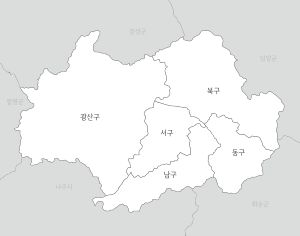 광주광역시 행정구역