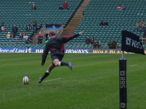 윌킨슨의 6개국 대항전 경기 전 훈련