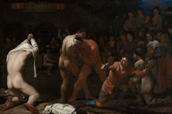 《Wrestling Match》 Michiel Sweerts, 1649년 作