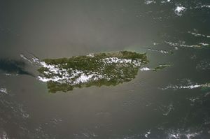 2008년 우주에서 본 푸에르토리코