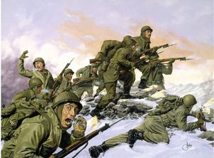 푸에르토리코 출신 제65보병연대의 총검 돌격은 한국 전쟁 중 중국군 사단을 상대로 벌어졌다.