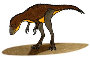 어린 티라노사우루스 렉스의 삽화