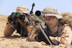 UAE에 파병된 아크부대 특전사 저격수