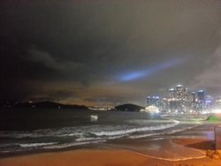 해운대 해수욕장 야경