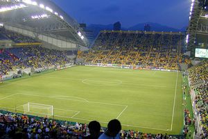 2002년 FIFA 월드컵 당시 북측 가설 스탠드