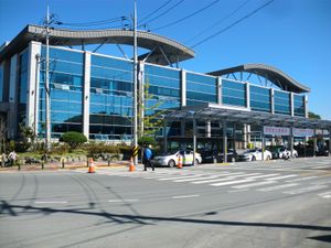 송하동 안동 터미널 건물.