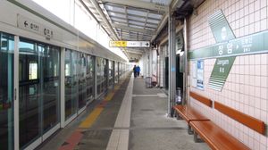 승강장(2018년 촬영)