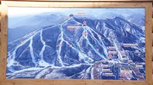 마식령 스키장의 지도