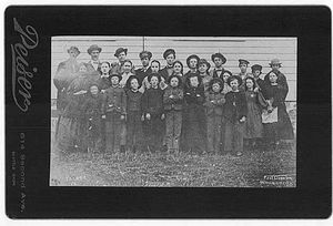 1864년 시애틀 준주 대학교 학생들