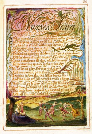 윌리엄 블레이크의 「순진과 경험의 노래」에 나오는 「간호사의 노래」