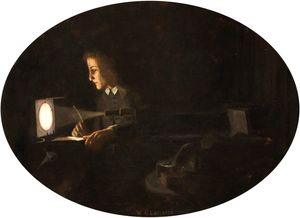 윌리엄 리처드 라벤더, Jeremiah Horrocks (1618–1641) (1903), 애슬리 홀 박물관 및 미술관