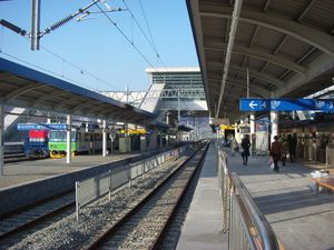 동두천역 승강장(2007년 촬영)