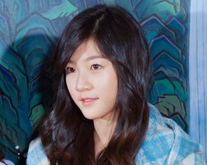 2014년 영화 《만신》 프리미어 시사회에서 김새론.