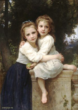 윌리엄 아돌프 부그로(William-Adolphe Bouguereau)의 두 자매