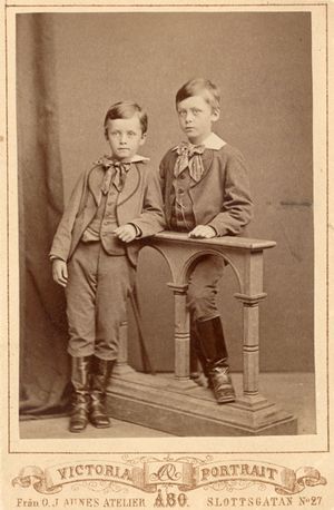 만너하임 형제; 왼쪽부터 카를과 구스타프