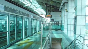 하행 승강장 (2018년 4월)