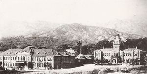 1907년 이토 히로부미(조선총독)의 명령으로 건설된 대한병원.