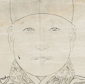 〈세조어진초본〉 정변을 일으켜 정권을 장악한 수양대군