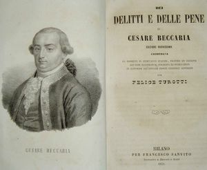 체사레 베카리아(Cesare Beccaria), 『범죄와 형벌』