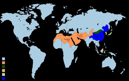 전 세계에 사용되는 글쓰기 방향