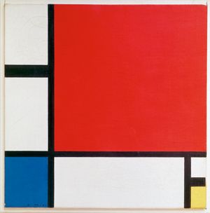 피에트 몬드리안 추상화 <i>Composition II in Red, Blue, and Yellow</i>, 1930