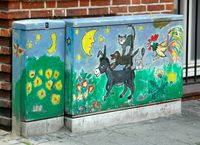 브레멘에 있는 초등학생이 그린 그림.