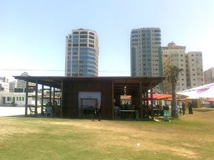 가자 시티의 해변 리조트