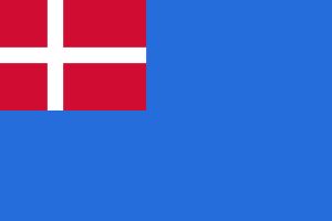 1917년까지 덴마크령 서인도 제도에서 사용된 식민지 깃발